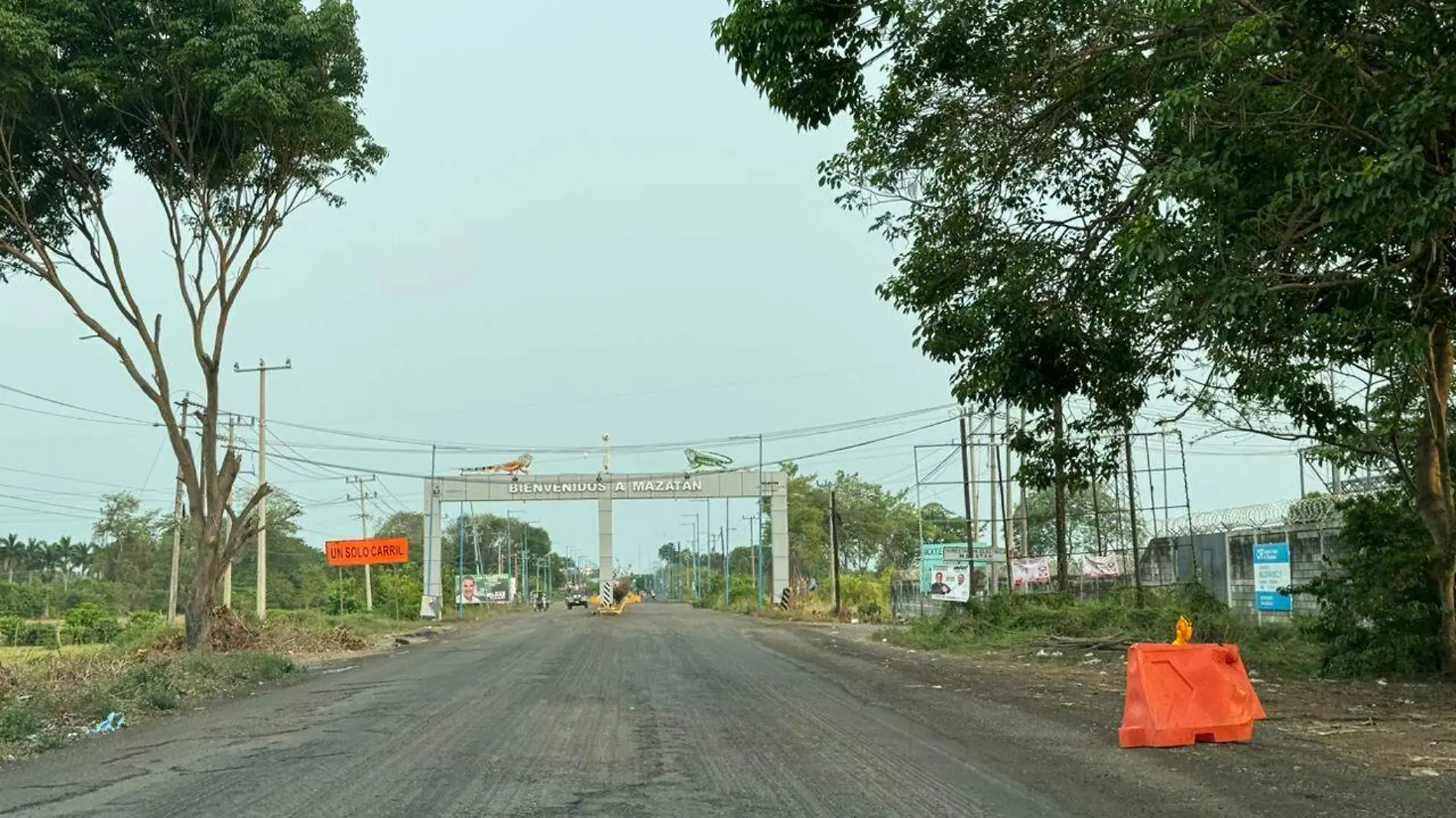 Entrada a Mazatán